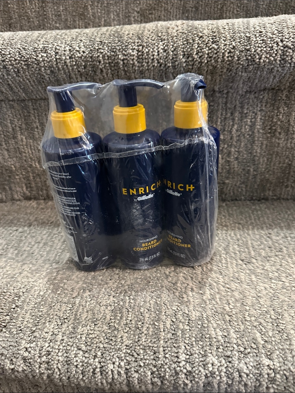 Enrich by Gillette Beard Conditioner lot of three bottles. New dead stock.